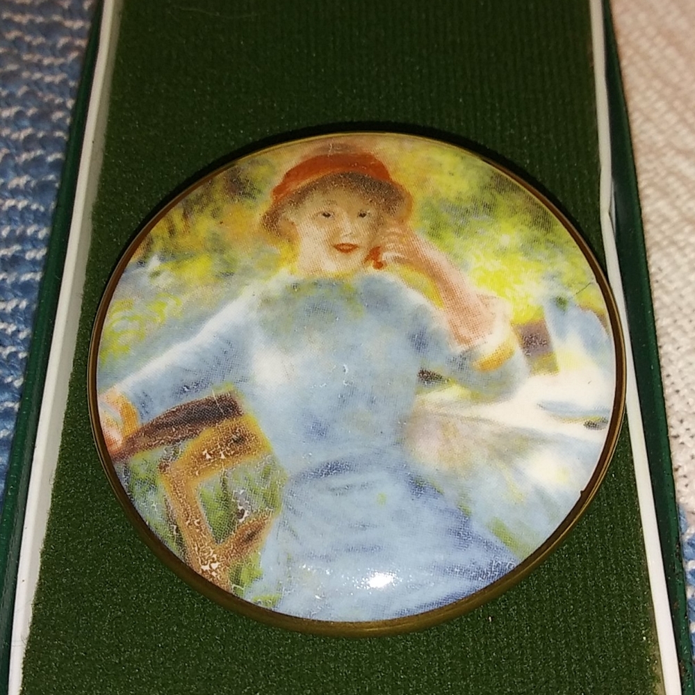 Vintage Fine Bone China Brooch
